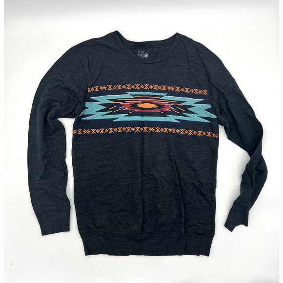 On The Byas Gray Crewneck Lightweight Sweatshirt - Picture 1 of 6